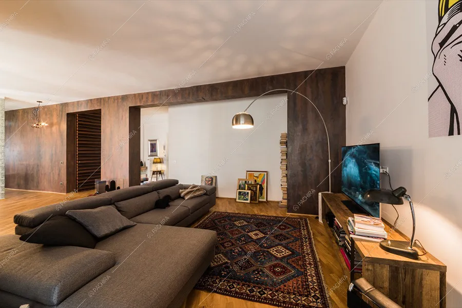 Salotto dell'appartamento Araguaia, location in stile moderno a Roma