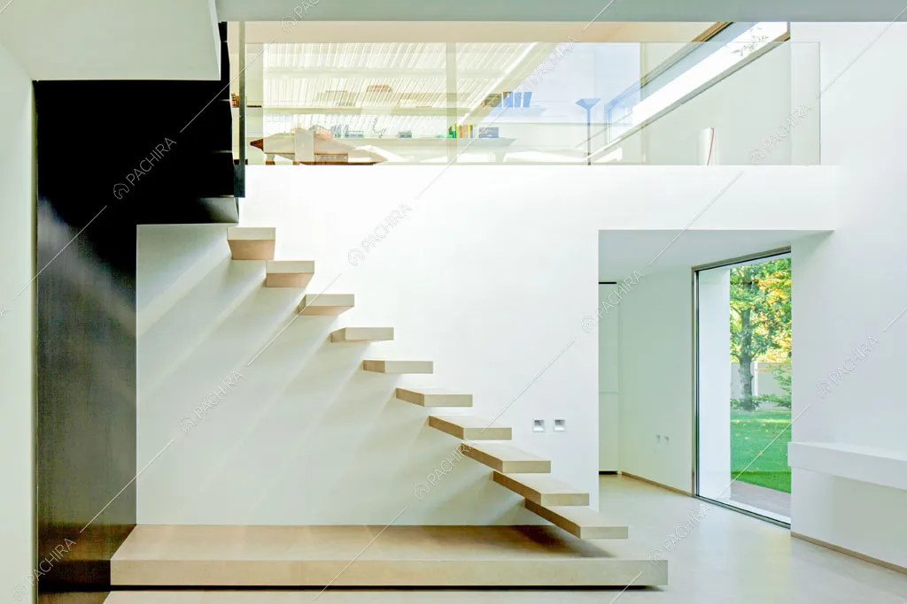 Zona living della villa Meru, location in stile contemporaneo a Padova