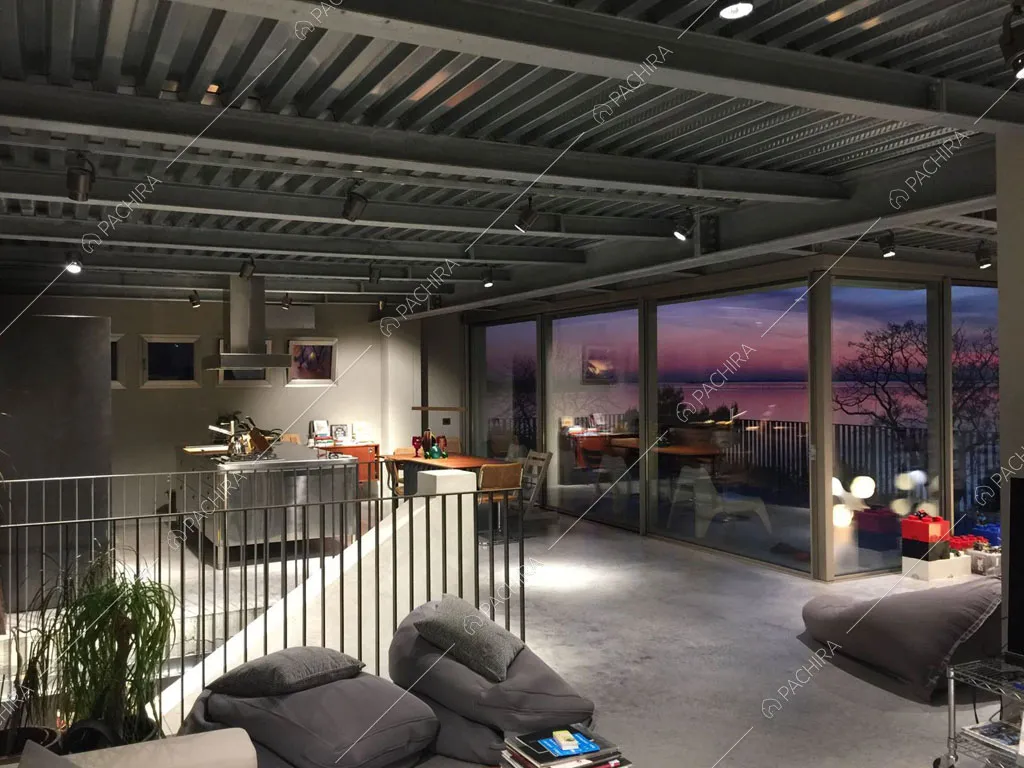 Sala dell'attico Terek, location in stile contemporaneo a Venezia