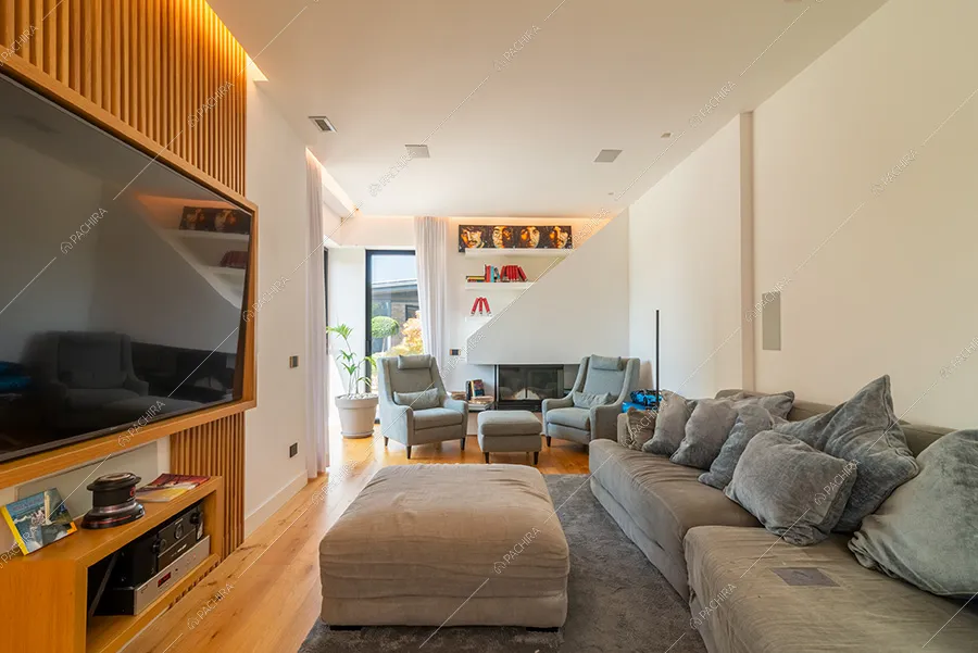 Salotto della villa Argon, location in stile moderno a Roma