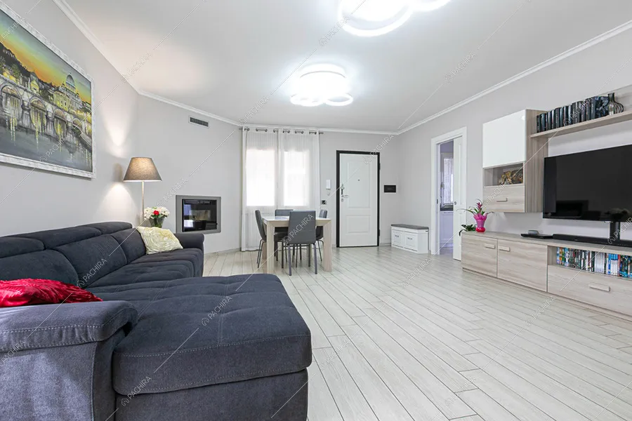 Salotto della villa Anortite, location in stile moderno a Roma