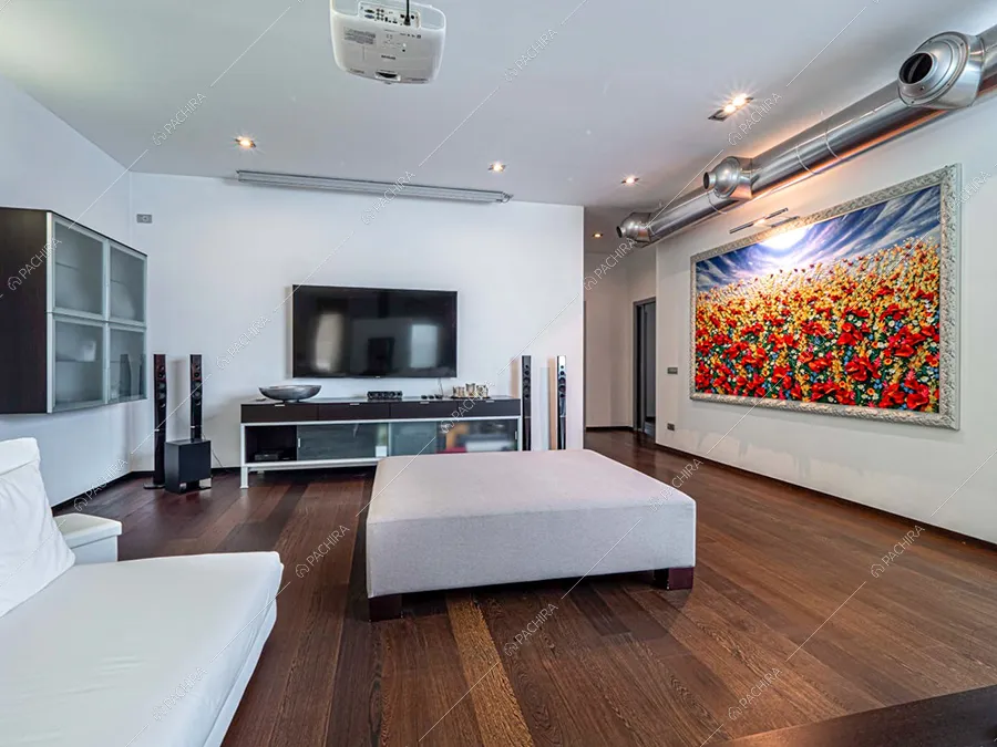 Sala della villa Moonstone, location in stile moderno a Milano