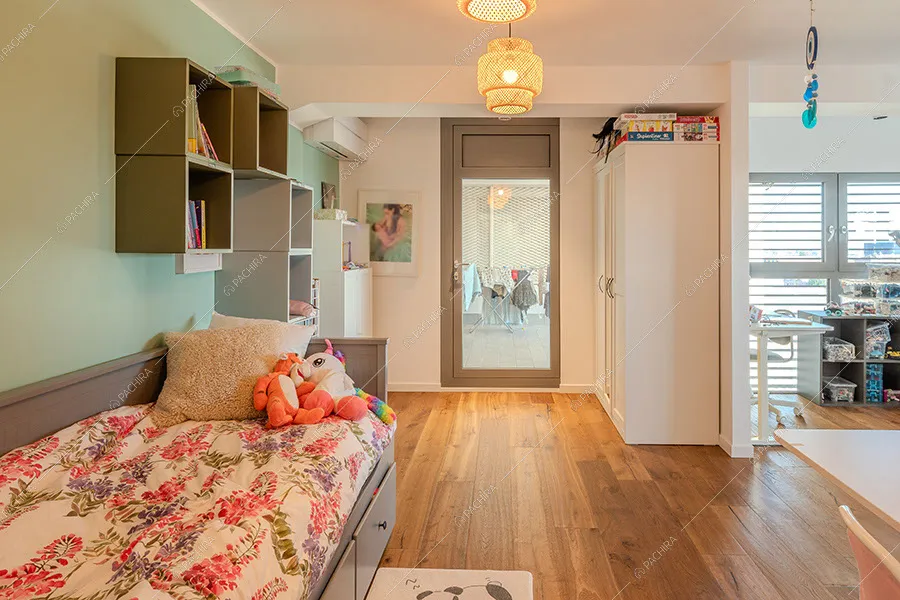 Camera dei bambini dell'appartamento Mimetite, location in stile moderno a Milano