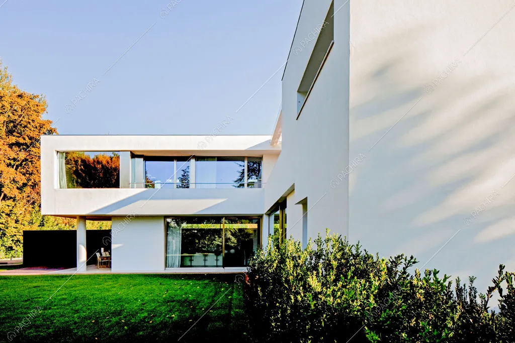 Esterni della villa Meru, location in stile contemporaneo a Padova