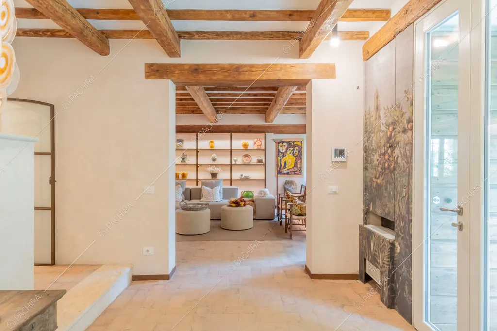 Atrio della villa Missouri, location in stile rustico a Mantova