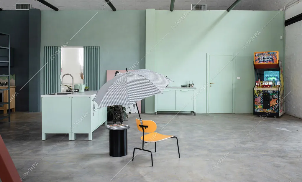 Cucina dell'espositivo Bootia, location in stile moderno a Bologna