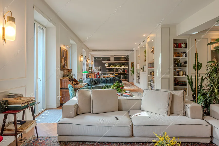 Sala della location Blighia, appartamento in stile moderno a Milano