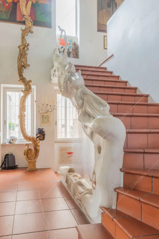 Scale dell'appartamento Pancrazio, location in stile contemporaneo a Roma