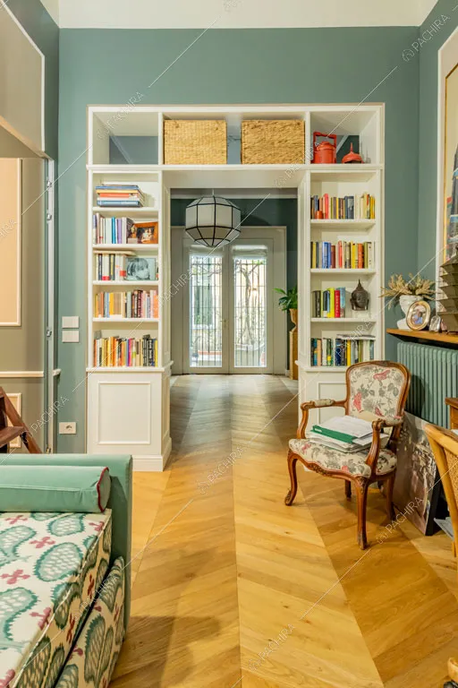 Camera da letto dell'appartamento Don, location in stile contemporaneo a Milano