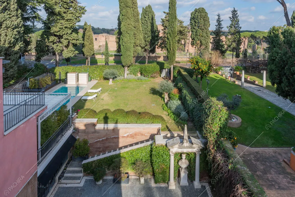 Giardino della villa Espero, location in stile contemporaneo a Roma