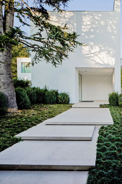 Vialetto della villa Meru, location in stile contemporaneo a Padova