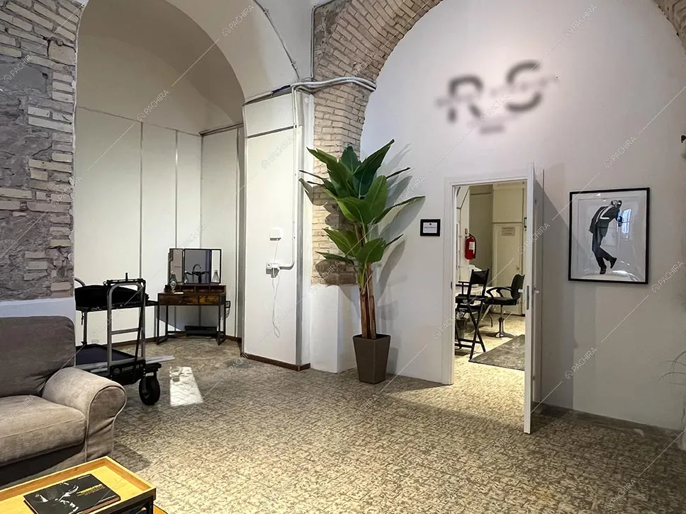 Camerino del teatro di posa Erebus, location in stile contemporaneo a Roma