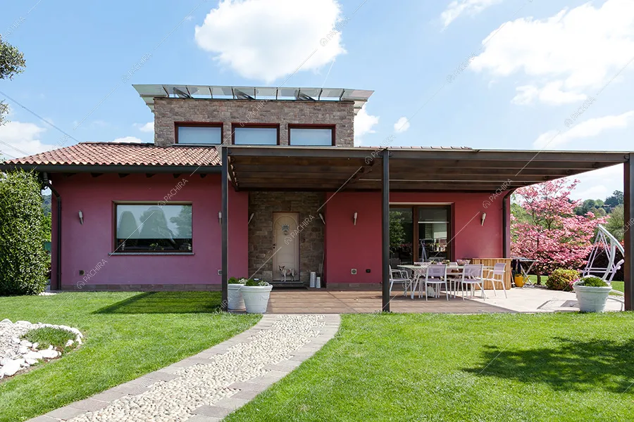 Giardino della villa Filesia, location in stile contemporaneo a Lecco